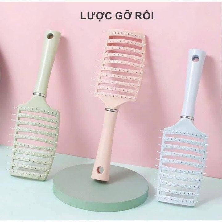 Alternative view of Lược Chải Tóc Gỡ Rối Cong Massage Da Đầu Tiện Ích