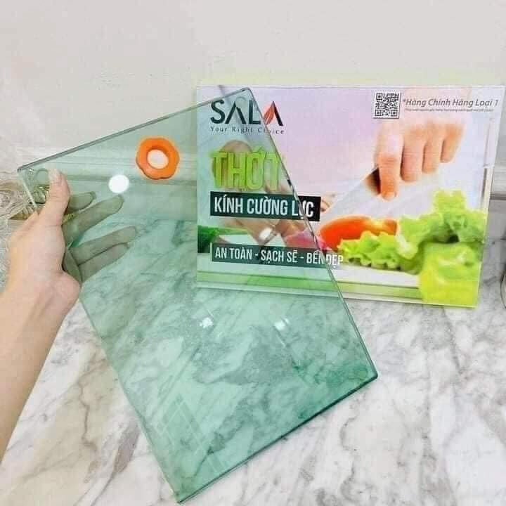 Thớt Kính Cường Lực Hda Dày 12 Ly Loại Cao Cấp 33x23cm