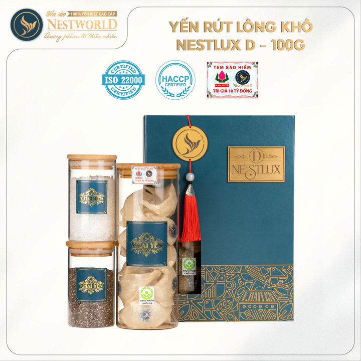 Tổ Yến Rút Lông Khô Nestlux D
