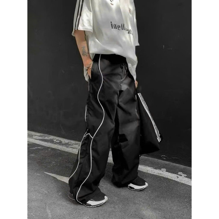 Alternative view of Quần Jegger Chạy Viền Phản Quang Dây Rút Lưng Cao Nam Nữ Unisex Ug62cs-nana House