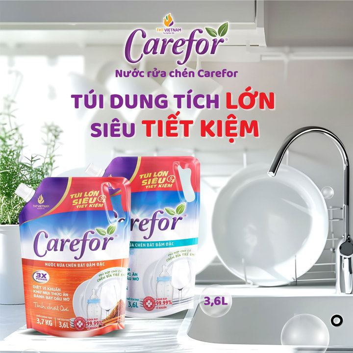 Alternative view of Nước Rửa Chén Bát Carefor 3600ml