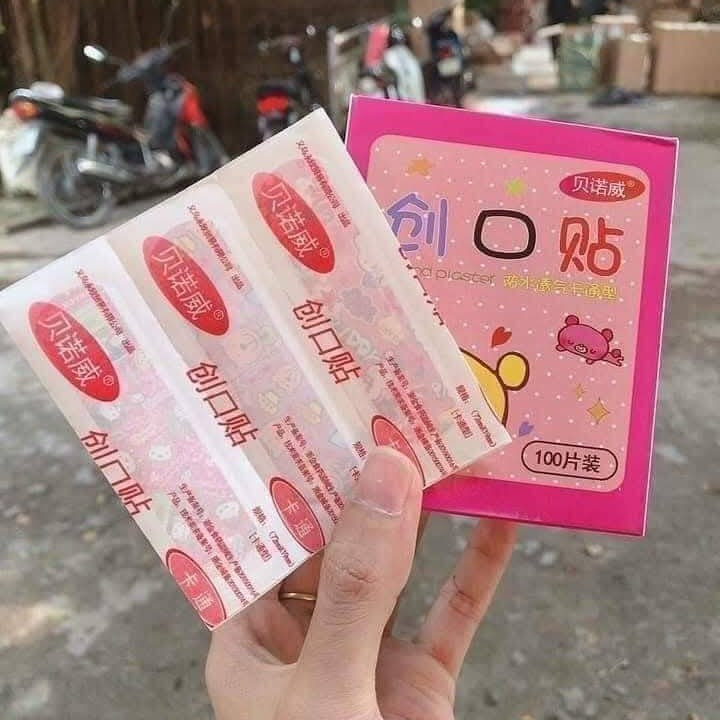Băng Ago Hoạt Hình Băng Dán Vết Thương