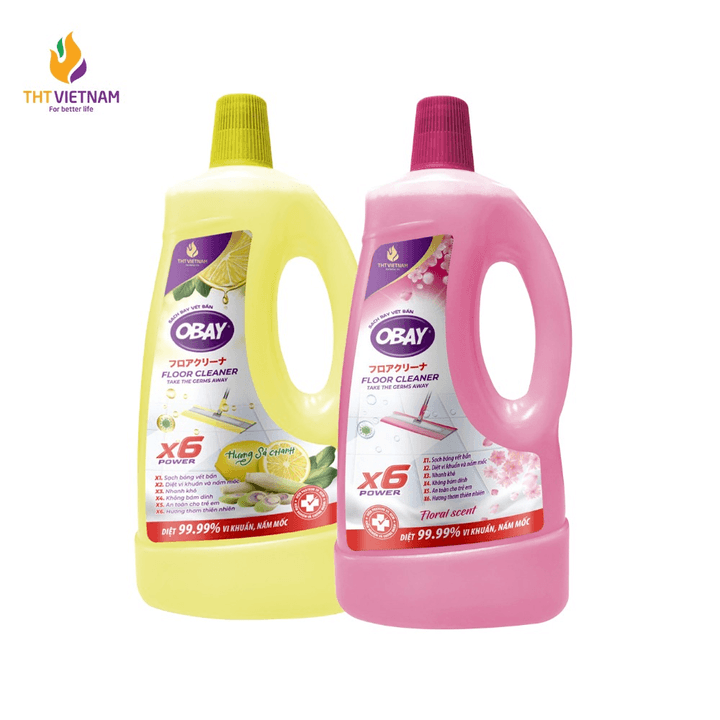 Nước Lau Sàn Đậm Đặc Obay 1900ml