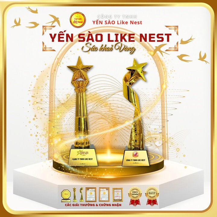 Alternative view of [giỏ Quà 6 Hủ Tặng 1 Hủ Yến Lẻ] Yến Chưng Đông Trùng Hạ Thảo Like Nest - Like Beauty