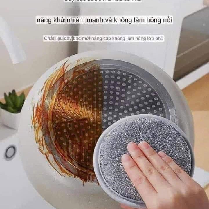 Alternative view of Combo 3 Miếng Bọt Biển Bạc Rửa Bát Rửa Nồi