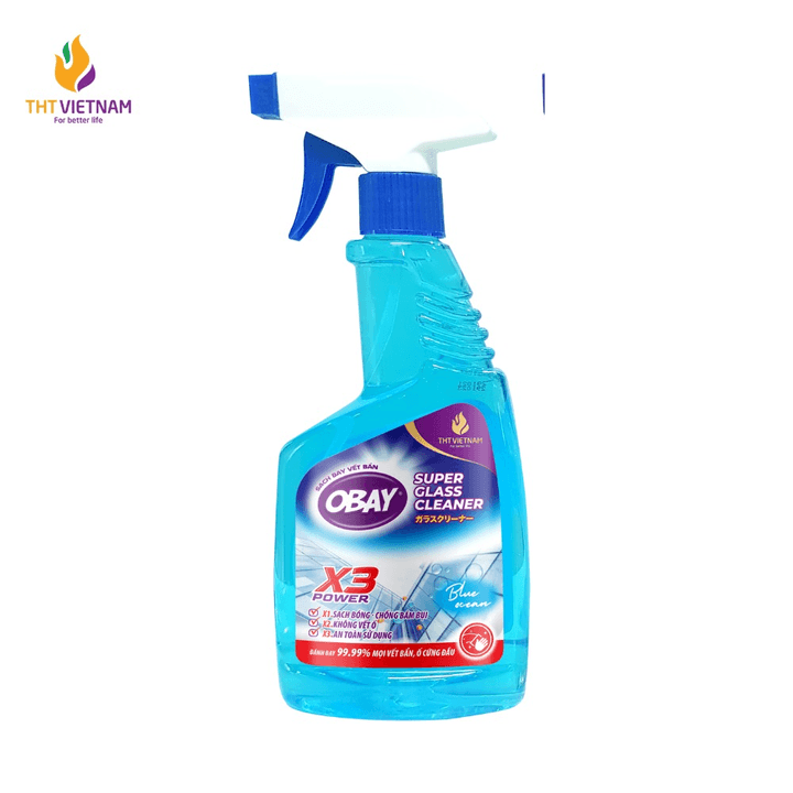 Nước Lau Kính Đa Năng Không Mùi Obay - Chai 500ml