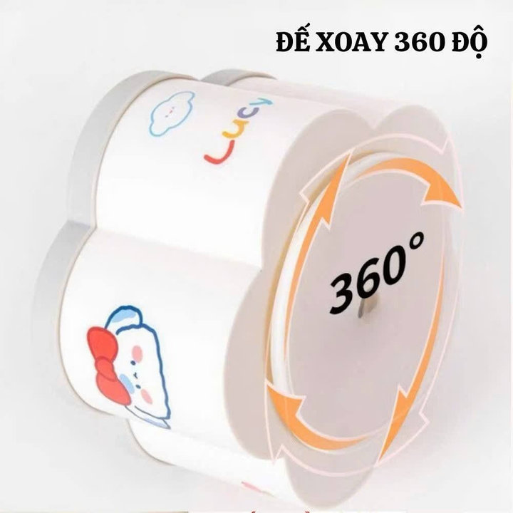 Alternative view of Khay Đựng Bút Để Bàn Size To Nhiều Ngăn Xoay 360 Độ