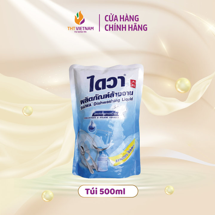 Alternative view of Nước Rửa Chén Bát Đậm Đặc Không Mùi Daiwa - Túi 500ml