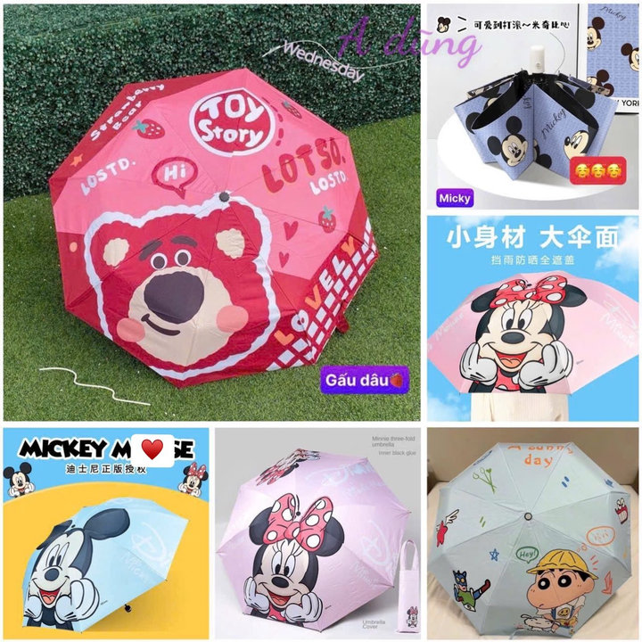 Ô Che Mưa Che Nắng Siêu Xinh Dễ Thương