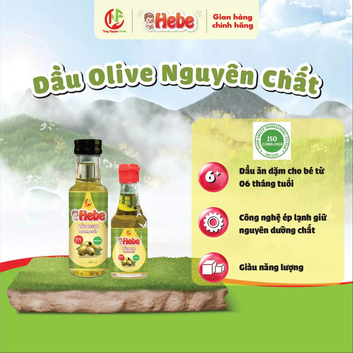 Alternative view of Dầu Olive Nguyên Chất 100ml - Hebe