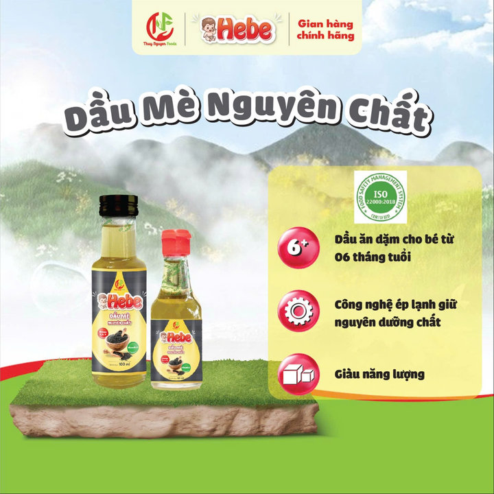 Alternative view of Dầu Mè Nguyên Chất 100ml - Hebe