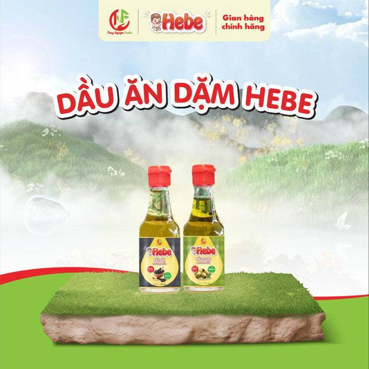 Combo 2 Dầu Mè - Dầu Óc Chó 60ml Hebe