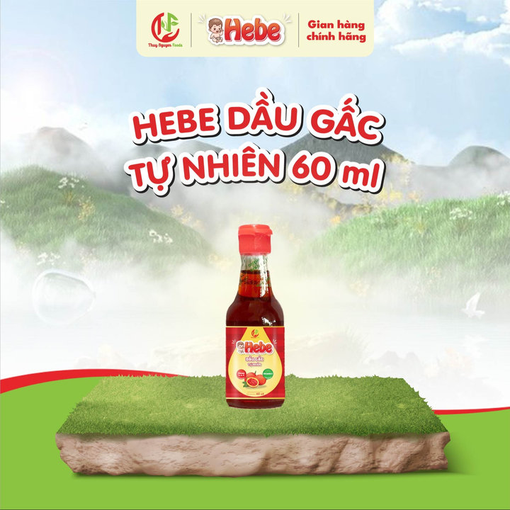 Dầu Gấc Tự Nhiên 60ml - Hebe