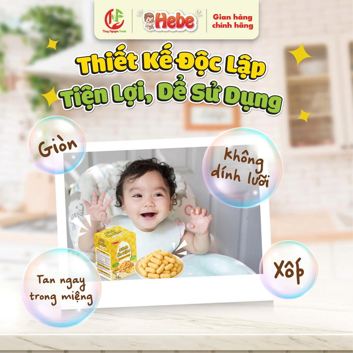 Alternative view of Bánh Ăn Dặm Hebe - Vị Chuối Tự Nhiên 30g