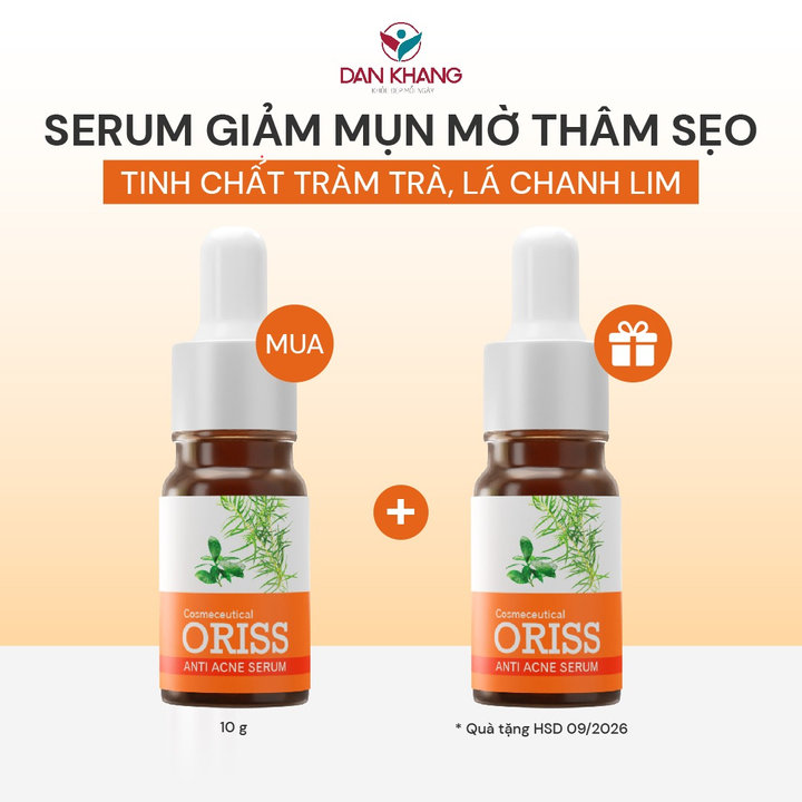 Serum Ngừa Mụn Làm Mờ Thâm Mụn Oriss 10g