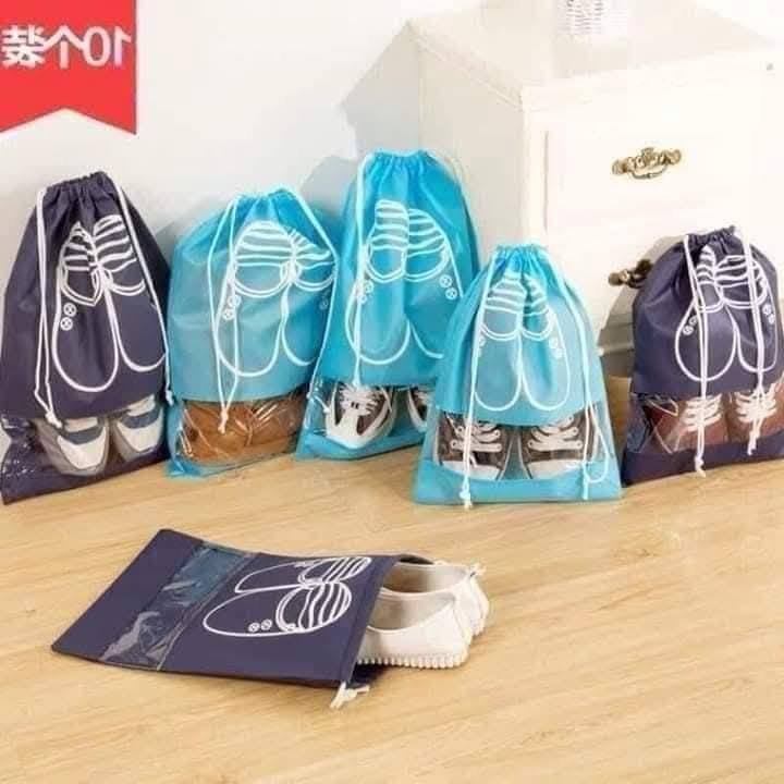 Alternative view of Combo 10 Túi Đựng Giầy Có Dây Rút Chống Bụi Bẩn