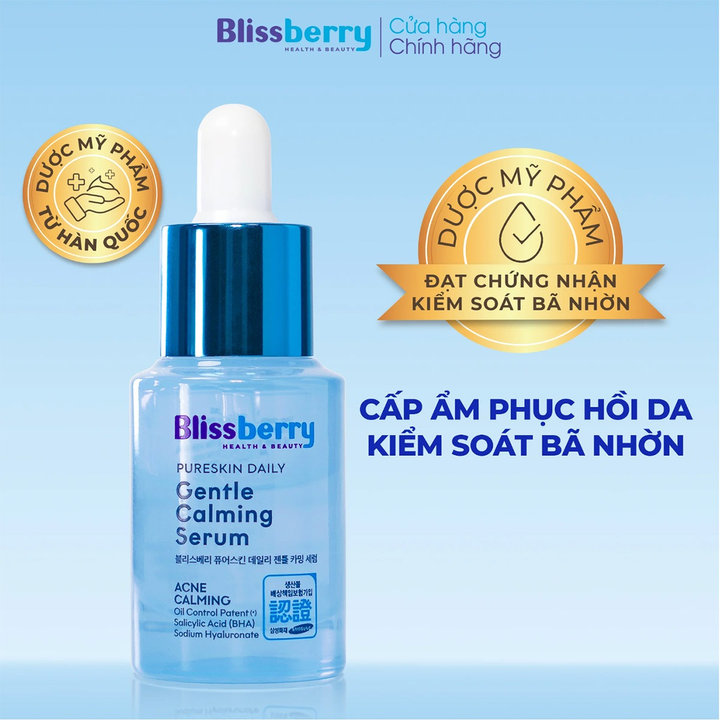 Alternative view of Serum Bha Cấp Ẩm, Kiềm Dầu Blissberry 15ml