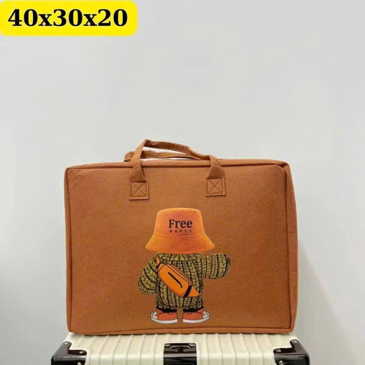 Alternative view of Túi Xách Nỉ Gấu Dâu Lotso Siêu Cưng Xỉu