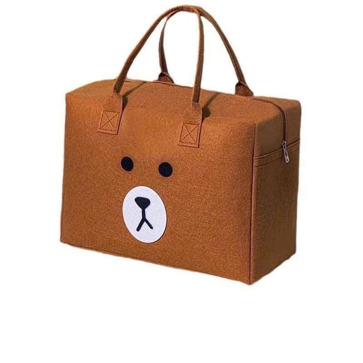 Túi Xách Nỉ Gấu Dâu Lotso Siêu Cưng Xỉu
