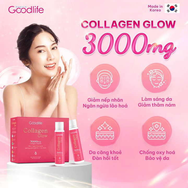 Nước Uống Collagen Goodlife Đẹp Da Chống Lão Hóa (10c X 25ml)