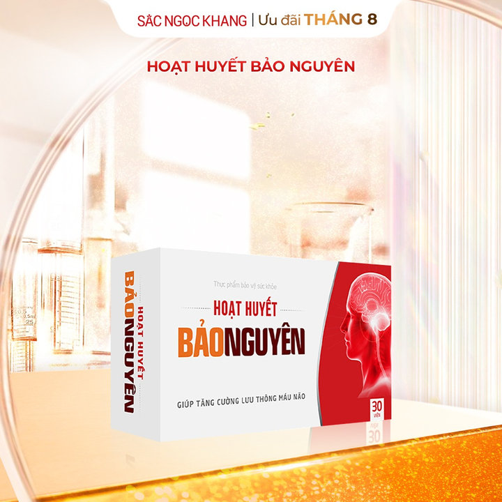 Hoạt Huyết Bảo Nguyên - Hỗ Trợ Hoạt Huyết & Tăng Cường Lưu Thông Máu Não - Bảo Nguyên