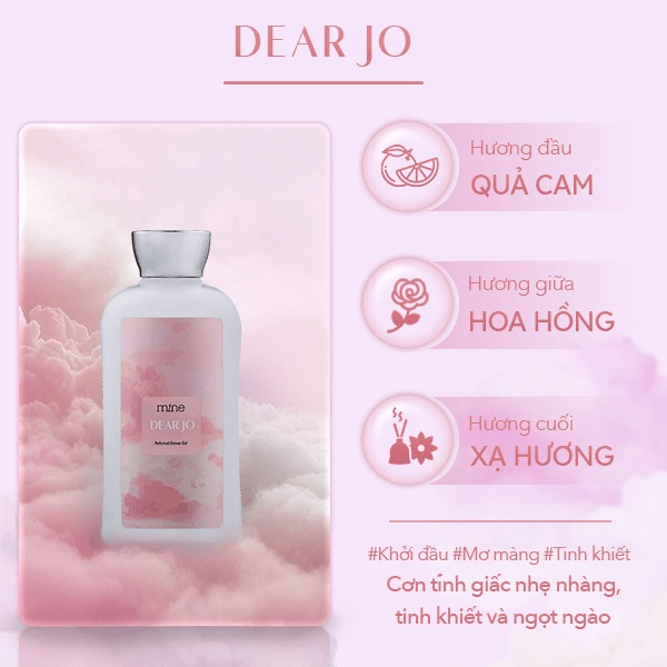 Alternative view of Sữa Tắm Dưỡng Ẩm Nước Hoa Mine Dear Jo 470g