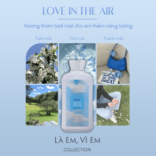 Alternative view of Sữa Tắm Dưỡng Ẩm Nước Hoa Mine Love In The Air 470g