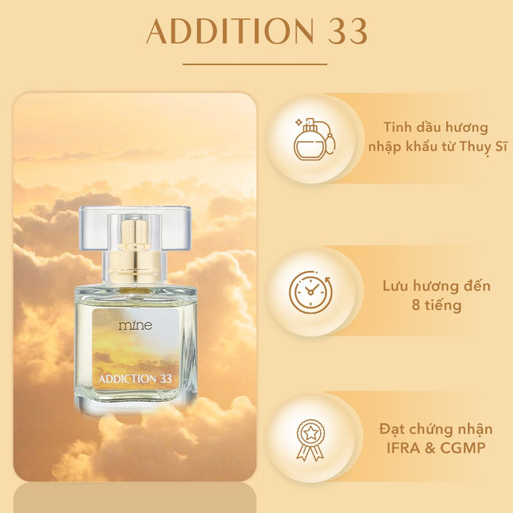 Alternative view of Nước Hoa Mine Addiction 33 Lưu Hương 6-8h 30ml