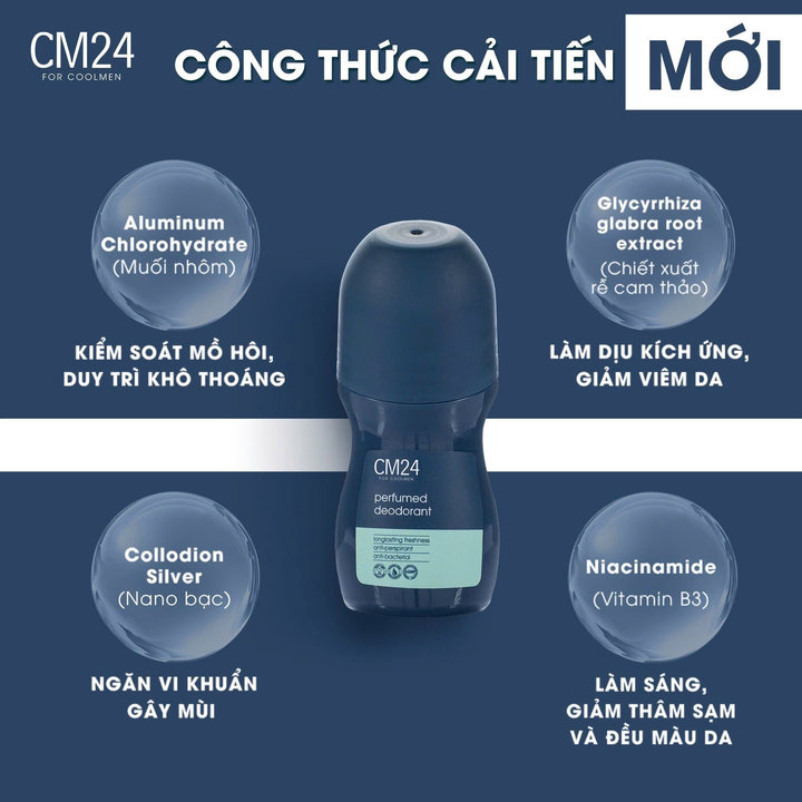 Alternative view of Lăn Khử Mùi Nam Hương Nước Hoa Cm24 50ml