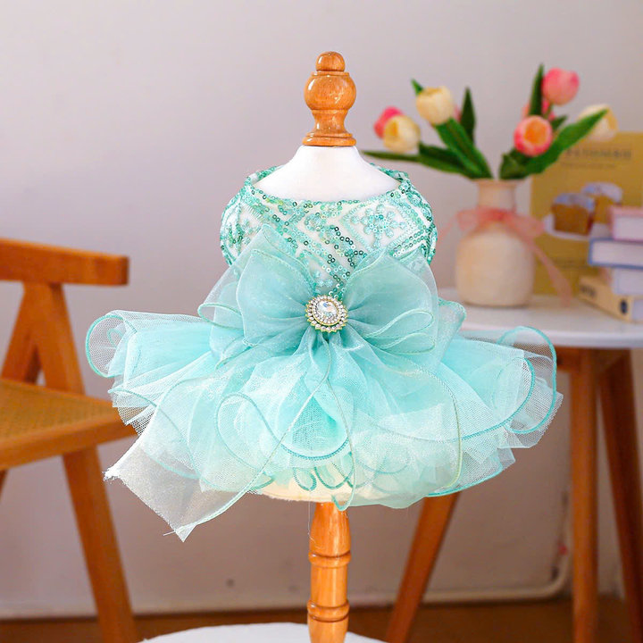 Váy Kim Sa Xoè Siêu Sang Trọng Từ 0.5-9kg Dành Cho Thú Cưng Chó Mèo