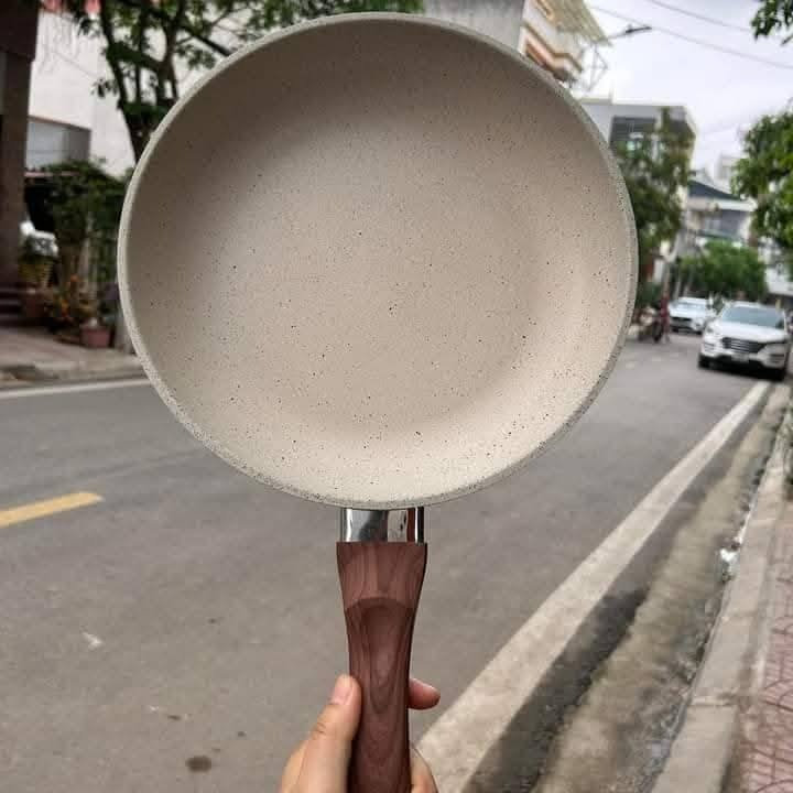 Chảo Vân Đá Cạn Chống Dính Siêu Cấp.