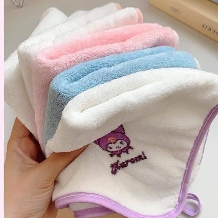 Sét 5 Khăn Mặt Kuromi Cho Bé