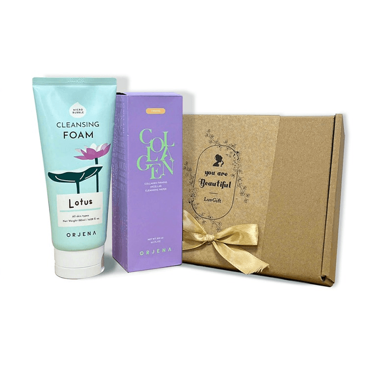 Set 2 Sản Phẩm Sạch Da Orjena Sữa Rửa Mặt 180ml + Nước Tẩy Trang 300ml