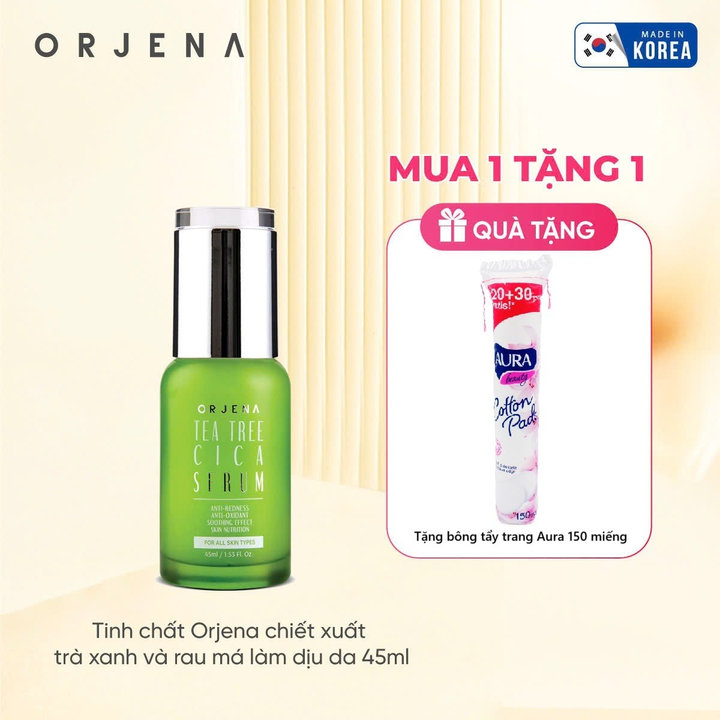 Tinh Chất Orjena Chiết Xuất Trà Xanh Và Rau Má Làm Dịu Da 45ml