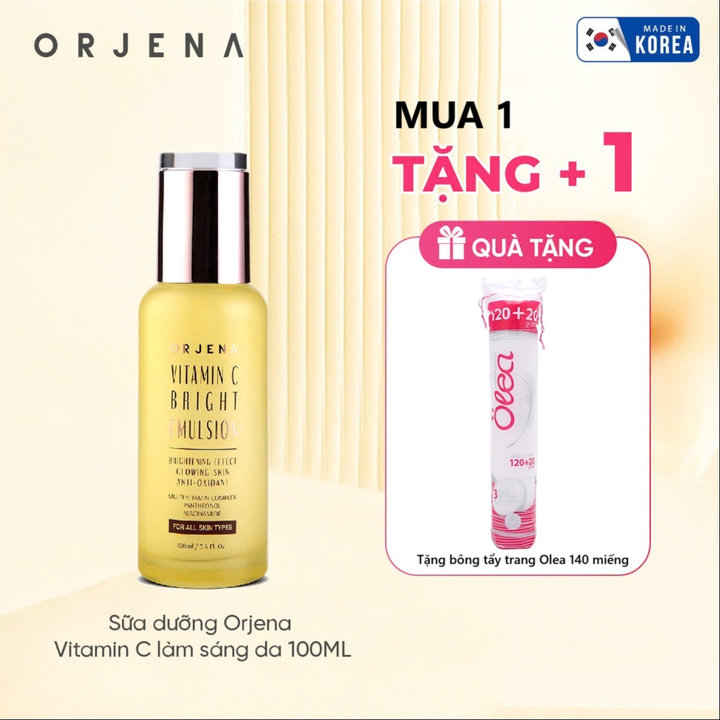 Sữa Dưỡng Orjena Vitamin C Làm Sáng Da Giảm Thâm Nám 100ml
