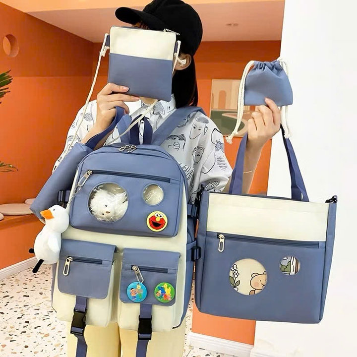 Set Balo 4 Món Phối Mica Gj63k - Sam Store