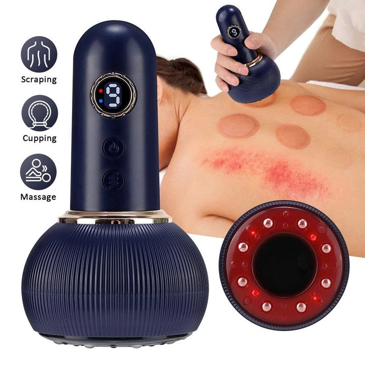 Máy Massage Kinh Lạc Giác Hơi Hồng Ngoại 8 Đầu Bi Allzz -al 14536 - Gdn