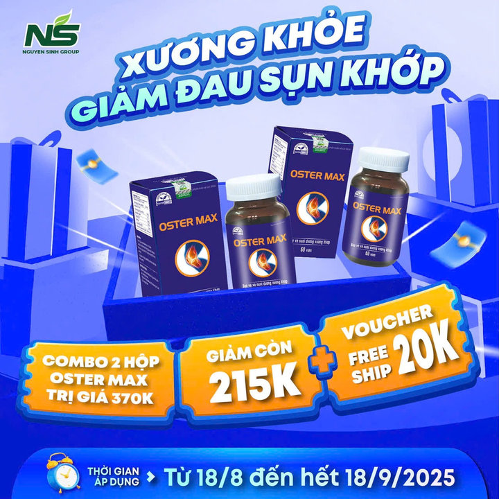 Viên Bổ Khớp Oster Max - Nguyên Sinh Group