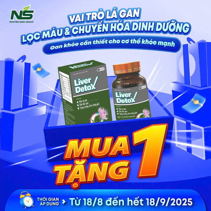 Giải Độc Gan Bổ Gan Tăng Cường Chức Năng Gan Liver Detox - Nguyên Sinh Group