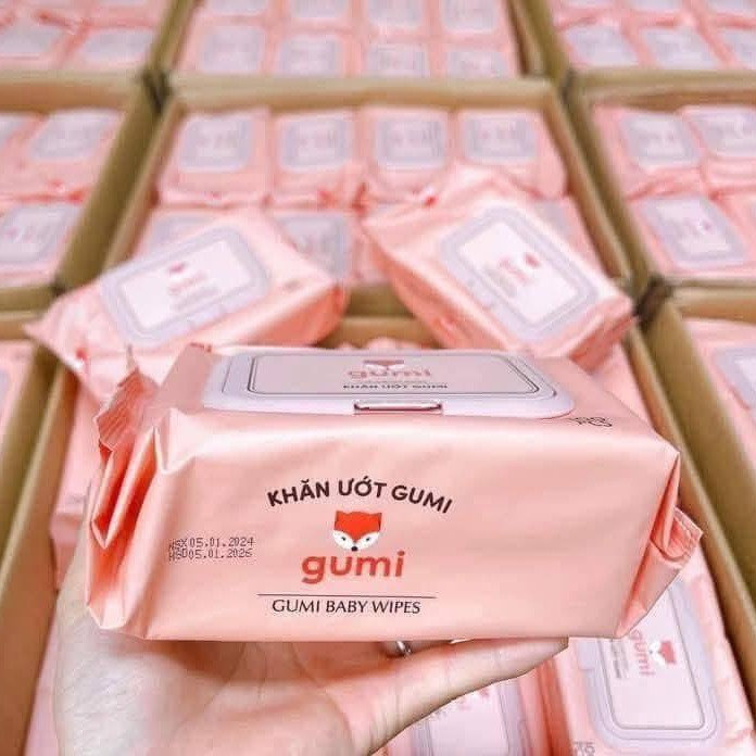 Khăn Ướt Gumi Không Mùi Cho Gia Đình