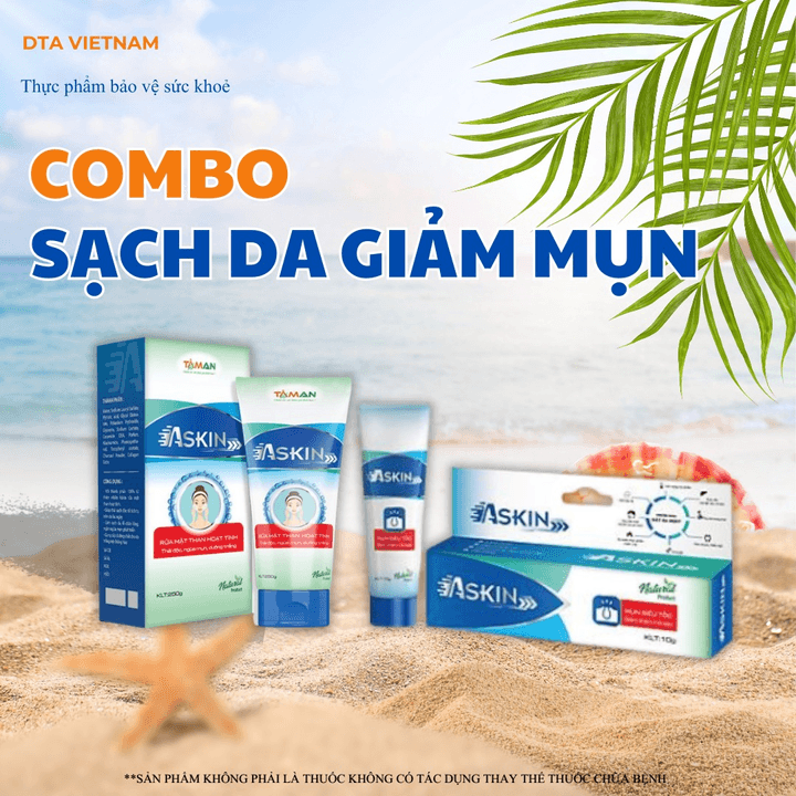Sữa Rửa Mặt Askin Hỗ Trợ Làm Sạch Da Lỗ Chân Lông Ngăn Ngừa Mụn Phát Triển Cung Cấp Dưỡng Chất Cho Da Trắng Mịn Hồng Hào Tuýp 50gr