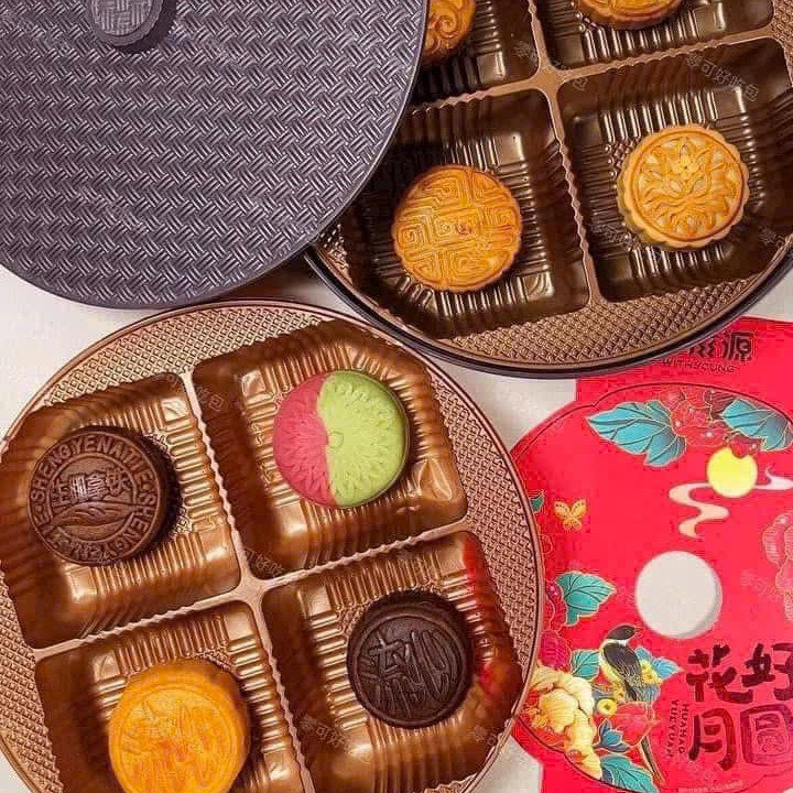 Set Bánh Trung Thu Cặp Lồng Nội Địa Trung 8 Bánh/set