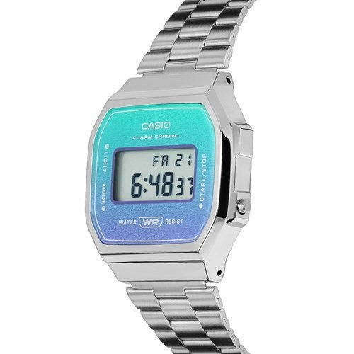 Alternative view of Đồng Hồ Điện Tử Unisex Dây Kim Loại Casio A168wer-2adf Bạc