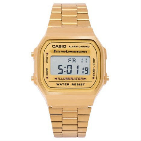Đồng Hồ Điện Tử Nam/nữ Kim Loại Casio A168wg-9wdf Gold