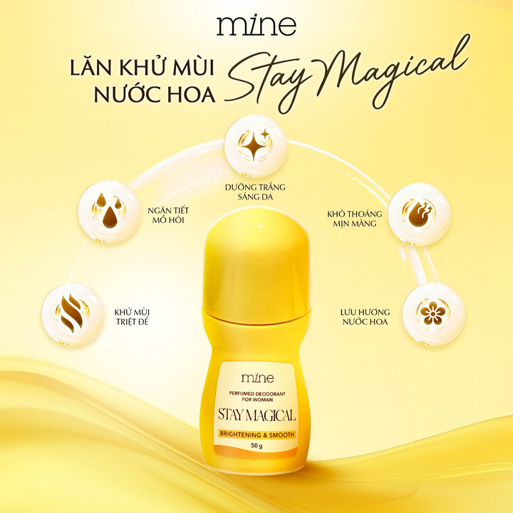 Alternative view of Lăn Khử Mùi Nữ Hương Nước Hoa Mine Stay Magical 50g