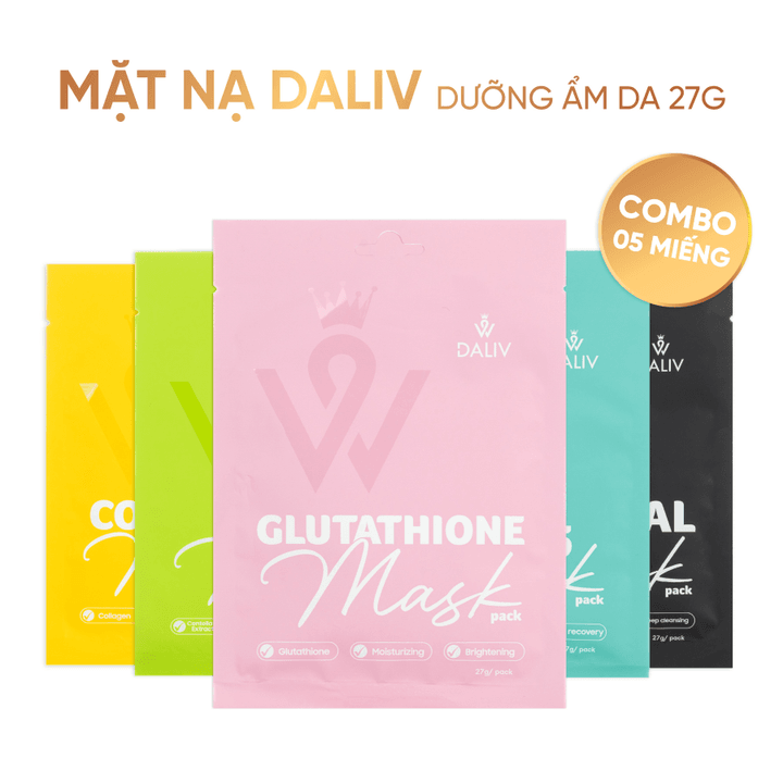 Alternative view of Combo 10 Tặng 2 Mặt Nạ Dưỡng Da Các Loại Daliv Hàn Quốc 27g