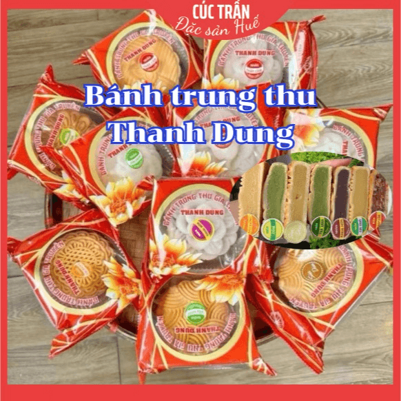 Bánh Trung Thu Truyền Thống Thanh Dung Đủ Vị Cao Cấp Thơm Ngon Không Phẩm Màu 2024 - Ctb354