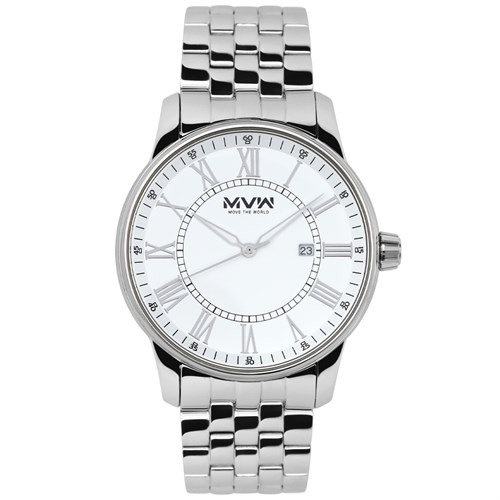 Đồng Hồ Kim Nam Dây Kim Loại Mvw Ms072-01 Bạc