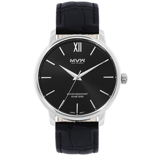 Đồng Hồ Kim Nam Dây Da Mvw Ml082-02 Đen
