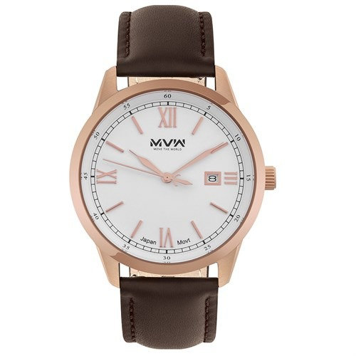 Đồng Hồ Kim Nam Dây Da Mvw Ml070-02 Nâu